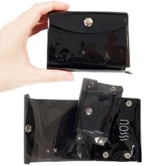 PVCウォレット、透明、折畳み財布