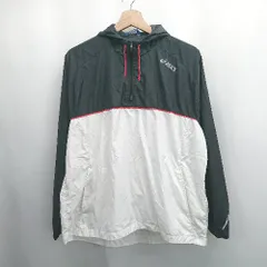 ◇ ⊂ ASICS アシックス 撥水加工 長袖 軽量ハーフジップウインドブレーカー サイズM ブラック系　ホワイト系 レディース E  【1507160032777】