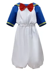 ハロウィン 衣装 ドナルドダック キッズ サスペンダー ショートスリーブ セーラー コスプレ 舞台衣装  HW555