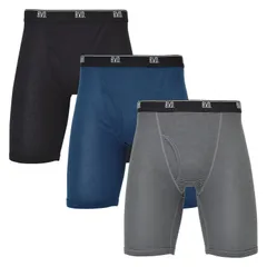 【人気商品】[ビー・ブイ・ディ] ボクサーブリーフ 前あき ロングボクサー 3枚組 アソートセット 吸水速乾 ゆったり設計 オールシーズン RT306S-3P メンズ