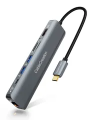 【新着商品】Max iPhone15Pro iPhone15 USBハブ MacBook USBハブ SD搭載 Pro SD&Micro USB3.0 MacBook PD 100W Air LAN 1Gbps iPad HDMI 4K@60Hz Pro C