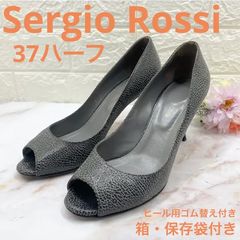 ☆Sergio Rossi セルジオロッシ メッシュパンプス 36.5 ブラック