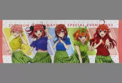 【中古】タオル・手ぬぐい 中野家ver スポーツタオル 「五等分の花嫁 SPECIAL EVENT 2023 in 横浜アリーナ」