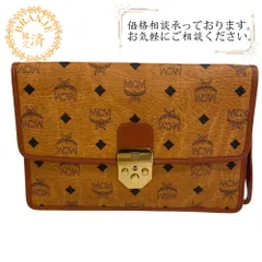 MCMエムシーエム マルチ トラベルケース ヴィセトス セカンドバッグ バッグ カバン ブランド クラッチバッグ メンズ レディース ブラウン メンズ