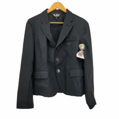 ブラックコムデギャルソン BLACK COMME des GARCONS AD2009 10AW ステッチデザイン ウール3Bテーラードジャケット メンズ JPN：L のサムネイル