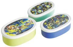 [신착 상품]일본제 3 스플라툰 3개조 860ml 보존 용기 씰 용기 도시락 상자 SRS3SAG-A (skater) 스케이터