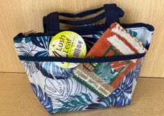 【新品】保冷温バッグ　ランチバッグ　ブルー