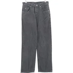 古着 ラングラー Wrangler RELAXED FIT ブラックデニム ストレートデニムパンツ メンズw30相当/eaa419947