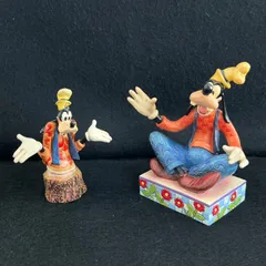F Disney traditionディズニートラディション Showcase collection ショーケース コレクション ジム・ショア パーソナリティポーズ グーフィー  Goofy 4011752 4033290 2体まとめ  F2510021