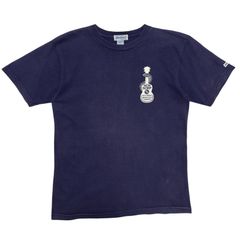 中古 サンサーフ SUNSURF Ｔシャツ クリーニング済み ハワイアングラフィック メンズ Ｍ ネイビー