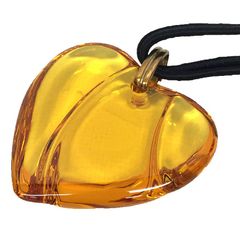 Y605-489 Baccarat バカラ ハート ペンダントトップ クリスタル - メルカリ
