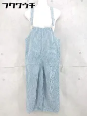 ◇ merlot メルロー コーデュロイ オーバーオール ライトブルー レディース 【中古】 【1103120003339】のサムネイル