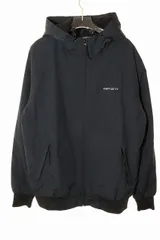 カーハート carhartt HOODED SAIL JACKET BLACK M I007245 フーデッド セイル ジャケット ナイロン フード ブラック 【ブランド古着ベクトル】【中古】250303