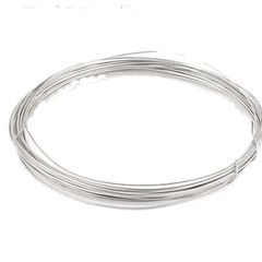 シルバーワイヤー 純銀ワイヤー Pure silver wire 99.99％ craft art ワイヤーアート (01mm-1m)