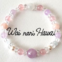 『 Lavender Crystal circle 』パワーストーンブレスレット