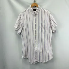 CHAPS RALPH LAUREN タブカラー ストライプ 半袖シャツ 90's 07061109 01