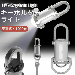 【モバイルバッテリー機能付き】防水キーホルダー型ライト 多機能USB充電式 ミニライト 強力な照明 LED 高輝度 多様なライトモード ミニ懐中電灯 アウトドア 散歩 コンパクトキーチェーン 200ルーメン 軽量 防災/キャンプ/登山 アウトドア ポケットサイ