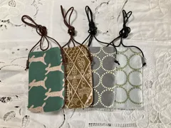 ミナペルホネン⚮̈fun×run run run♦︎がま口ミニバック♦︎豪華な刺繍♪ ミナペルホネン⚮̈fun×run run run♦︎がま口ミニバック♦︎豪華