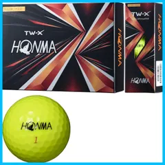 2024年最新】HONMA ホンマ TW-X ゴルフボール3ピース 1ダース 正規品の