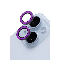 iFace Neo iPhone 15 /15Plus 専用 カメラレンズ カバー 強化ガラス (ネオパープル)【 iPhone15 iPhone15plus カメラレンズプロテクター カメラフィルム 保護カバー キズ防止 汚れ防止 】