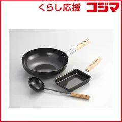 【 新品 未開封 】   タマハシ 「陳 建一」本格北京鍋28cm＆玉子焼セット CK401 未使用 送料無料のサムネイル