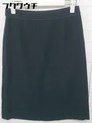 ◇ ◎ COMME CA ISM コムサイズム タグ付 ラメ 膝丈 台形 スカート サイズ9 ネイビー レディース 【中古】 【1106040003977】