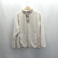 ◇ ⊇ UNIQLO ユニクロ ボア素材 長袖 ハーフジップボアジャケット サイズＳ ベージュ系 レディース E  【1503310003444】