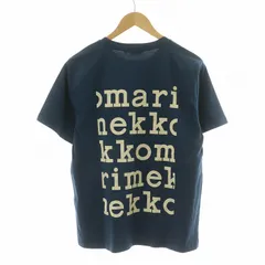 マリメッコ marimekko Tシャツ 半袖 バックプリント M ネイビー 52229-1-91034 /NQのサムネイル