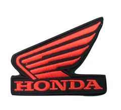 【即日発送】COSTON製 ワッペン アイロン 刺繍 HOND HRC 用 レーシング (レッド)のサムネイル