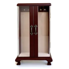 ボルドー [シアーズ] ネックレススタンド ジュエス 木製 アクセサリー 宝石箱 収納 大容量 ボルドー s98-0003-bd