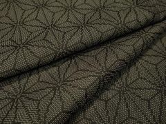 平和屋着物＊夏物　本場大島紬　夏大島　9マルキ　麻の葉文様　正絹　逸品　CAAT7367vp 平和屋着物＊夏物 本場大島紬 夏大島 9マルキ 麻の葉文様 正絹 逸品