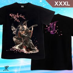GENJU XXXLサイズ 縁起 弁財天女 和柄 七福神 鷹 桜 メンズ 祝い プレゼント Tシャツ 半袖 吉祥弁財天 