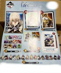 이치 반 쿠지 극장판 Fate Grand Order 신성 원탁 영역 카멜롯 복권 풀 세트 + 라스트 원상 반다이 1 로트