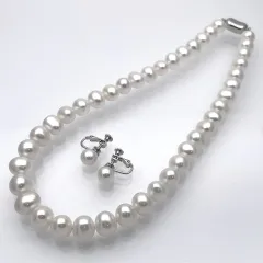 【至極の大珠】本真珠パールネックレスセット 結婚 ウエディング 入園 入学 卒業 卒園 成人式 お祝い フォーマル 春