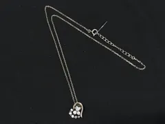 4℃ ヨンドシー ラインストーン ハート SV925 ネックレス ペンダント アクセサリー レディース シルバー系 DJ3304のサムネイル