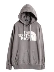 【お得なクーポン配布中!】 ノースフェイス プリント スウェット フード パーカー レディース S 古着 The North Face プルオーバー トレーナー 裏起毛 アウトドア 薄手