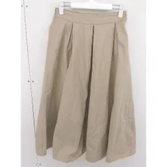 ◇ SM2 サマンサ モスモス ウエストゴム ロング ギャザー スカート サイズF ベージュ レディース  【中古】 【1205040002741】