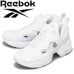 Reebok (リーボック) 100008356 INSTAPUMP FURY 95 インスタポンプフューリー 95 スニーカー フットウェアホワイトxピュアグレー RB123 23.0cm