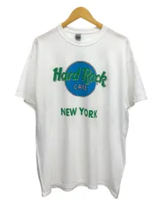 ハードロックカフェ HARD ROCK CAFE NEW YORK アドバタイジングTシャツ メンズXL /eaa313582185cm商品名