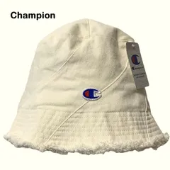 【Champion/チャンピオン】ハット チューリップハット フリンジハット バケットハット アウトドア  コットン 綿 男女兼用 ユニセックス(新品・未使用)