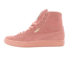 プーマ スエード ミッドカット スニーカー 23cm ピンク 355460-07