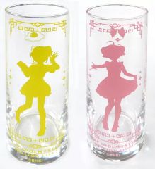 [중고] 머그컵·탕만 나카타니 키쿠&하코자키 세리카 텀블러 글라스 2개 세트 STELLAMAP CAFE ver. [-World Wide Meal- 아이돌 마스터 밀리언 라이브!×STELLAMAP CAFE]