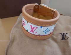 ルイヴィトン　マルチカラーホワイト ブレスレット ほぼ新品！ 美品！LOUIS VUITTON(ルイヴィトン)マルチカラー