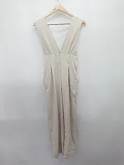 ◇ Θ natural couture ナチュラルクチュール シンプル オールインワン サイズS ベージュ レディース P  【1408200024113】のサムネイル