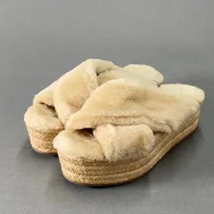 2025年最新】ミュウミュウ miumiu ファーサンダルの人気アイテム  