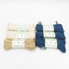 オリムパス製絲 毛糸 chapeautte シャボット アソートセット 6玉 35g玉巻 77m 帽子 バッグ 春夏毛糸 未使用品