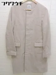 ■ ROPE PICNIC ロペピクニック 長袖 ノーカラー コート サイズ40 ベージュ レディース 【中古】 【1103190003390】