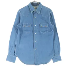 JUNKO SIMADA ジュンコシマダ 長袖 デニムシャツ M ブルー メンズ 古着