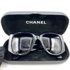 鑑定済み】正規品 シャネル CHANEL ココマーク ミラーレンズ ブラック  