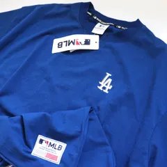○送料390円可能商品 ドジャース DODGERS MLB 新品 メンズ BIGロゴ 大谷翔平 山本由伸 半袖 Tシャツ 青[C543CMA-65-L] 一 三 弐★QWER